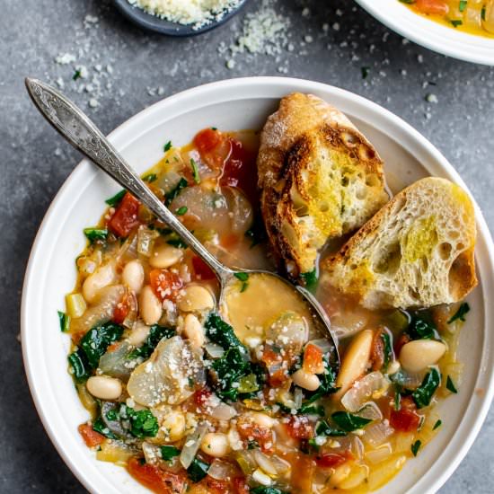 White Bean and Tomato Soup - Recipe photo by CarolynsCooking