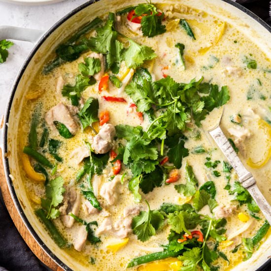Thai Green Chicken Curry - Recipe photo by sugarsaltmagic