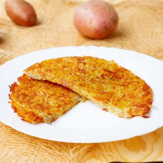 Potato rösti - Recipe photo by mecooks.com