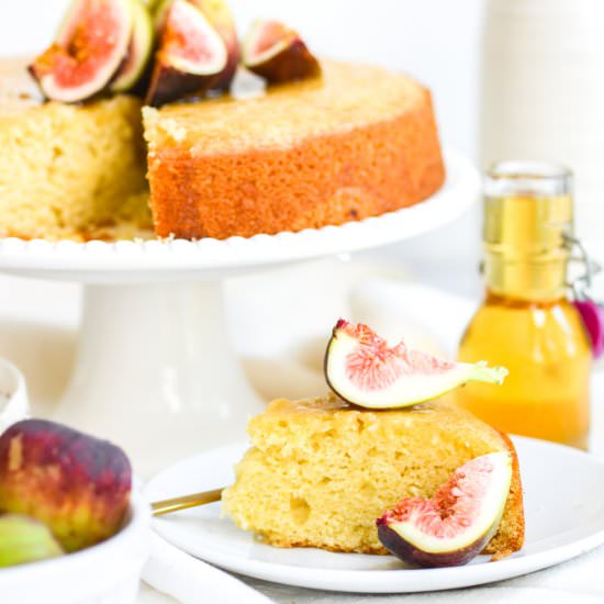 Vegan Olive Oil Cake - Recipe photo by earthly provisions