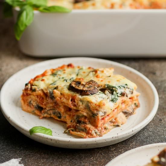 Spinach Ricotta Lasagna - Recipe photo by suebeehomemaker