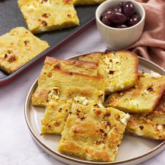 Thin-battered Feta Pie – Alevropita - Recipe photo by fooodlove