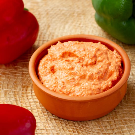Roasted bell pepper cream - Recipe photo by mecooks.com