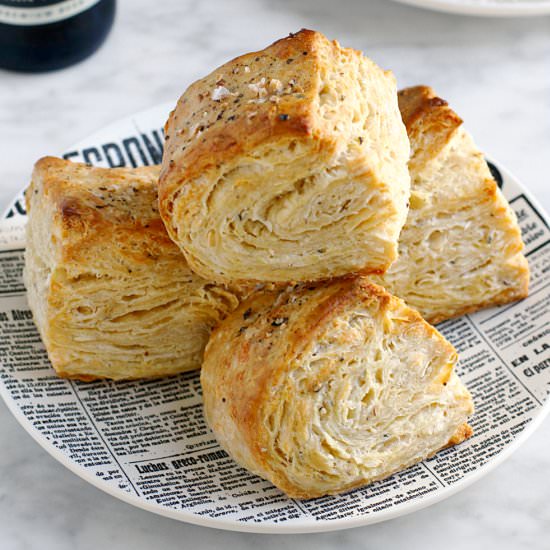 Beer and Manchego Cheese Biscuits - Recipe photo by twoofakindcooks