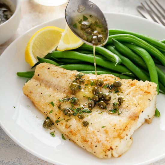 Pan Seared Cod Fish - Recipe photo by Lemon blossoms