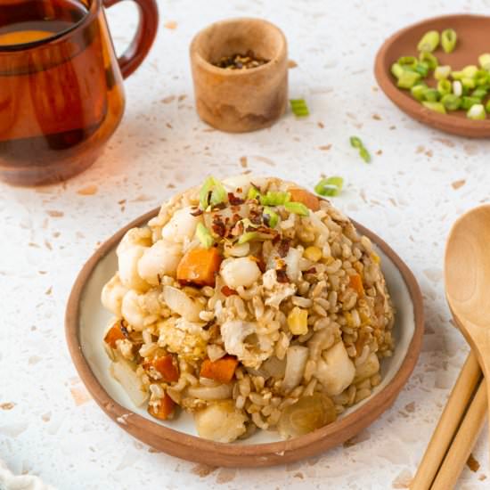 Scallop Fried Rice - Recipe photo by fitsianfoodlife