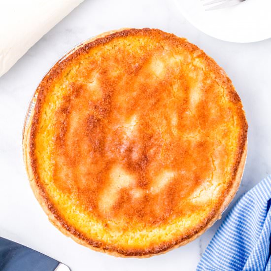 Buttermilk Pie - Recipe photo by FoodFolksandFun