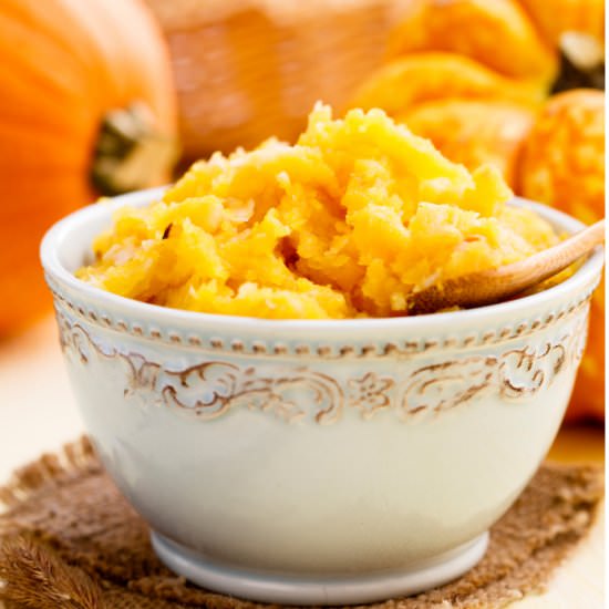 Instant Pot Pumpkin Puree - Recipe photo by Everything Pretty