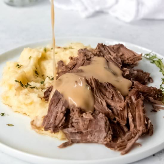 Crock Pot London Broil - Recipe photo by Theoregondietitian