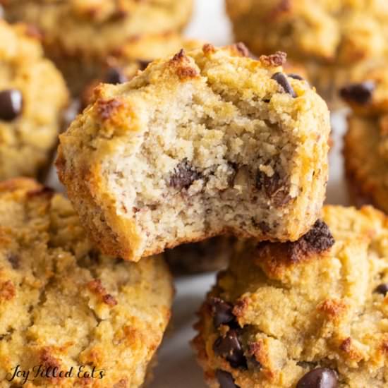 Coconut Flour Banana Muffins - Recipe photo by Joy Filled Eats
