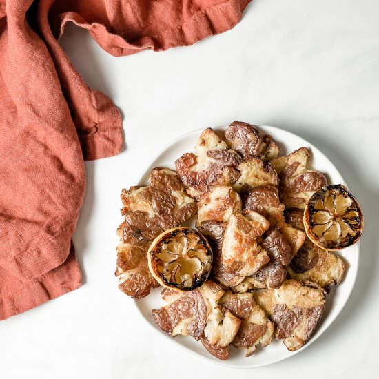 lemony smashed potatoes - Recipe photo by sheri silver