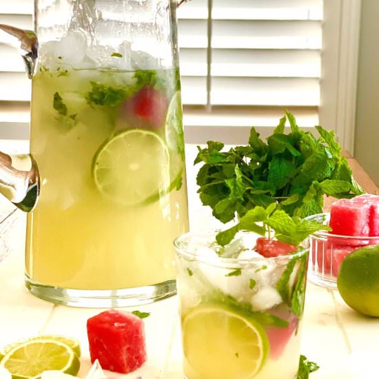 Sprinkling Lime Vodka Cocktail - Recipe photo by amycaseycooks