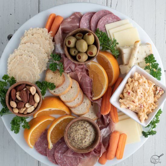 How to Make Mini Charcuterie Board - Recipe photo by biscuitsandburlap