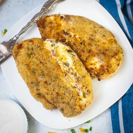 Jalapeno Popper Stuffed Chicken - Recipe photo by dizzybusyandhungry