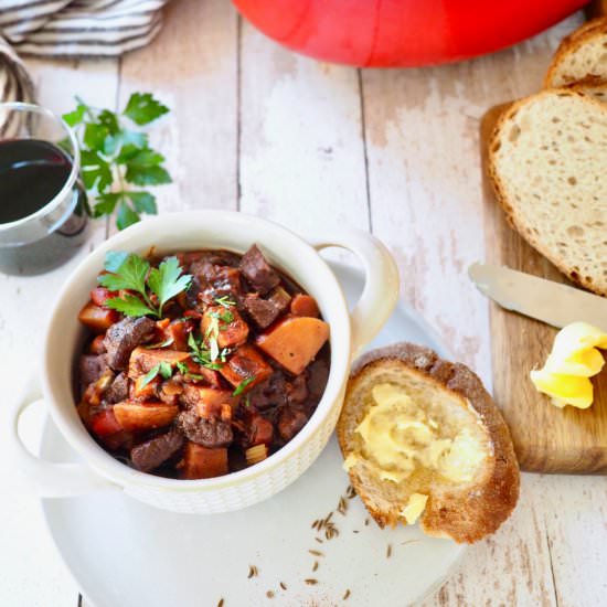 Authentic German Goulash Soup - Recipe photo by thefreshcooky
