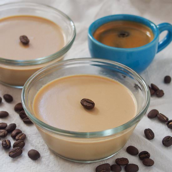 Coffee panna cotta - Recipe photo by carolinescooking