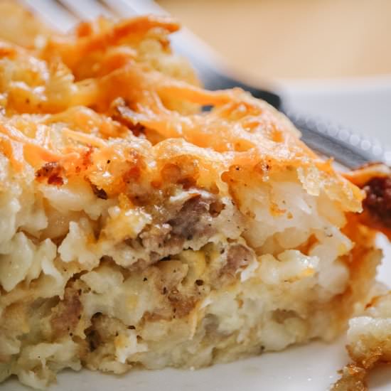 Tater Tot Sausage Breakfast Cassero - Recipe photo by CallMePMc