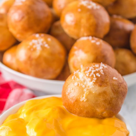 Easy Air Fryer Pretzel Bites - Recipe photo by dishnthekitchen