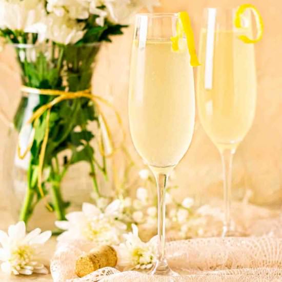 French 76 - Recipe photo by Burrata and Bubbles