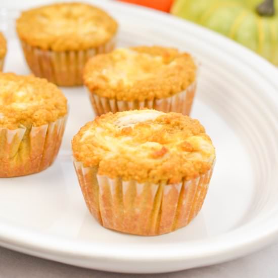 PUMPKIN CREAM CHEESE SWIRL MUFFINS - Recipe photo by Stylish Cravings