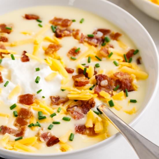 Cheesy Potato Soup - Recipe photo by AllThingsMamma
