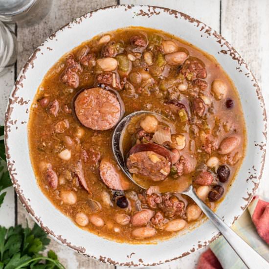 Cajun 15 Bean Soup Recipe - Recipe photo by thecaglediaries