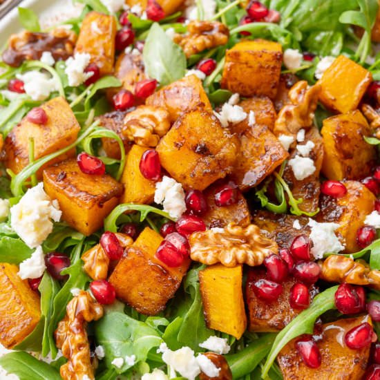butternut squash salad - Recipe photo by everyday-delicious.com