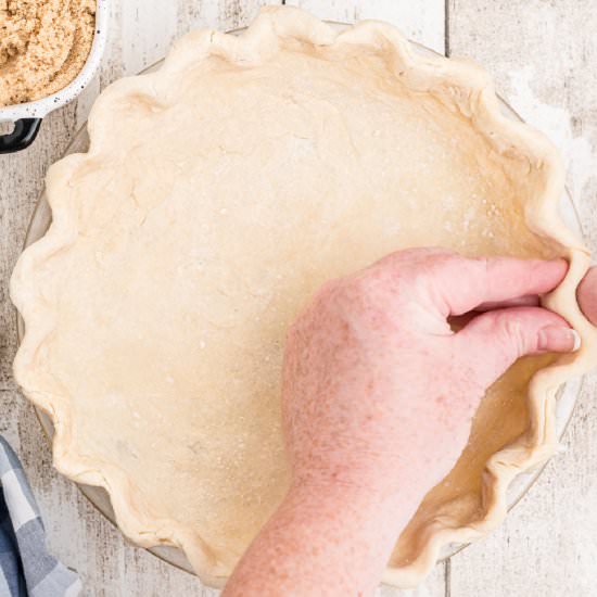 Amish Pie Crust - Recipe photo by thecaglediaries
