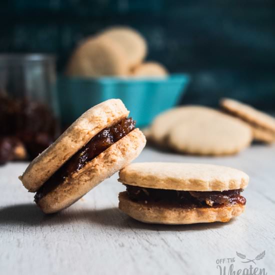Gluten Free Date Sandwich Cookies - Recipe photo by OffTheWheatenPath