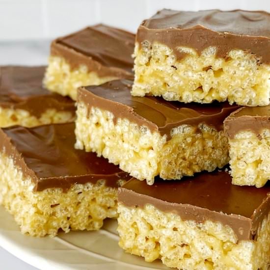 Chocolate Peanut Butter Krispies - Recipe photo by chef not required