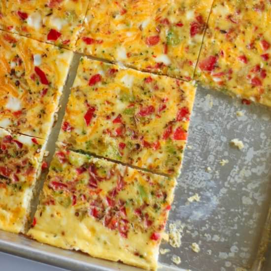 Sheet pan eggs - Recipe photo by mjandhungryman