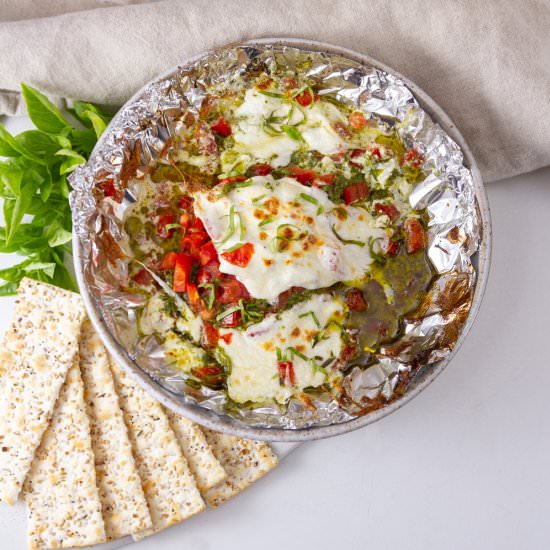 Hot Caprese Dip - Recipe photo by dwayland