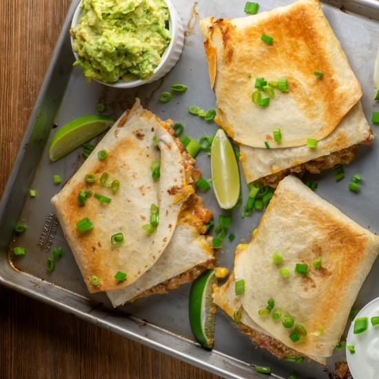 Sheet Pan Quesadillas! - Recipe photo by Framed Cooks