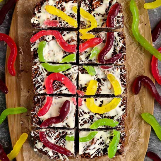 Halloween Rocky Road - Recipe photo by itsnotcomplicatedrecipes