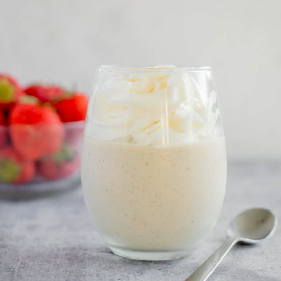 Vegan Keto Vanilla Pudding - Recipe photo by fitandfull