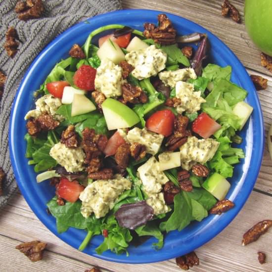 Strawberry Apple Cider Salad - Recipe photo by joyfulbalanceofficial