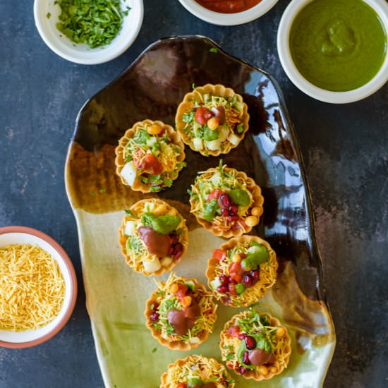 Basket Chaat - Recipe photo by Herbivore Cucina