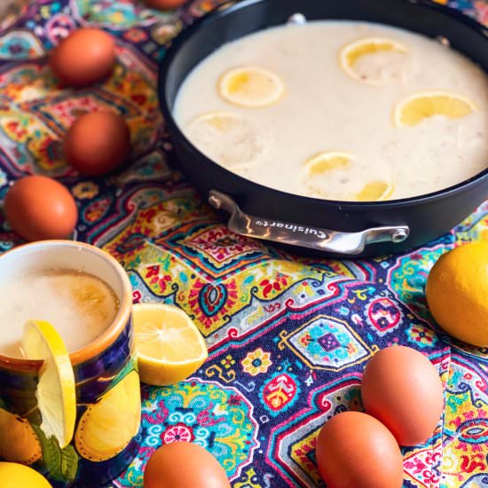 Yiayia's Avgolemono Soup - Recipe photo by Open Plate Anthropology