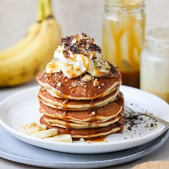 Banoffee Pie Pancakes Recipe - Recipe photo by yummynotes