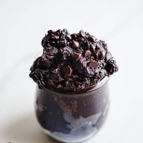 Edible Brownie Batter - Recipe photo by saltedplains