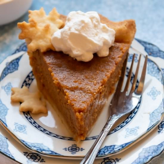 Gluten Free Sweet Potato Pie - Recipe photo by MamaGourmand