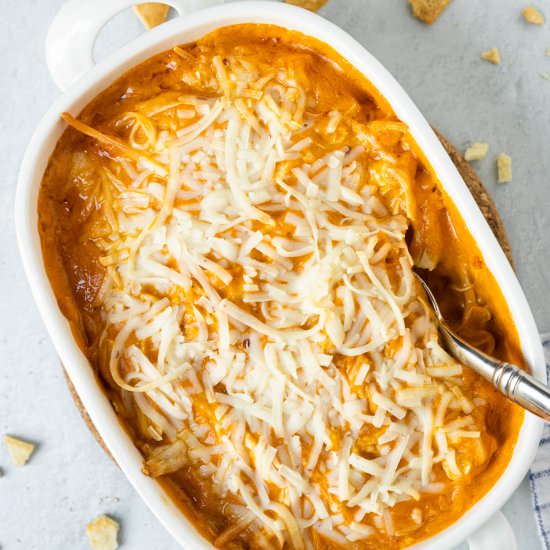 Dairy-Free Buffalo Chicken Dip - Recipe photo by MaesMenu