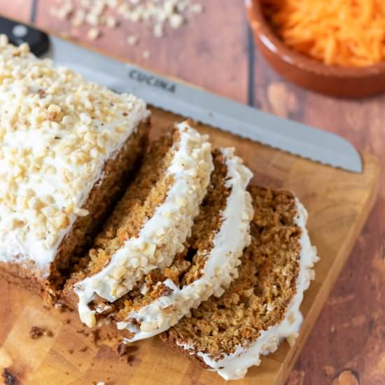 Best Carrot Cake Loaf - Recipe photo by neilshealthymeals