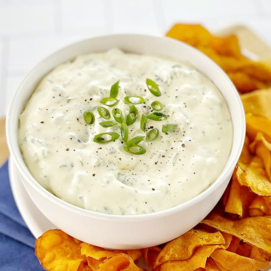 Green Onion Dip Recipe - Recipe photo by chef not required