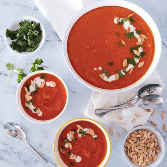 Creamy Carrot Ginger Soup - Recipe photo by gastronotherapy