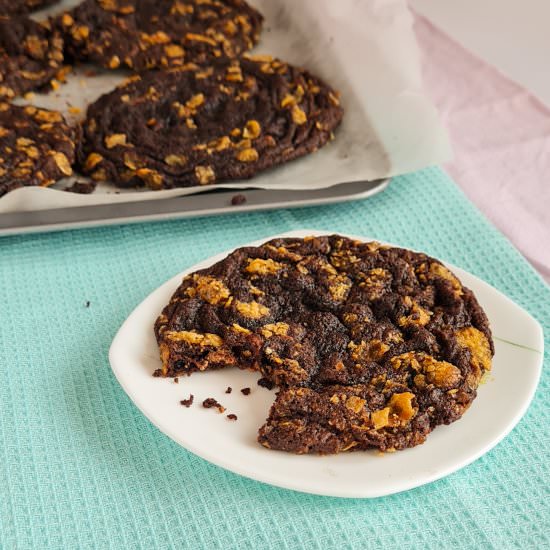 Chocolate Cornflake Cookies - Recipe photo by Daisy Cake Company