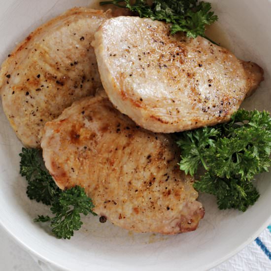 Air Fryer Boneless Pork Chops - Recipe photo by ReneesKitchenAdventures