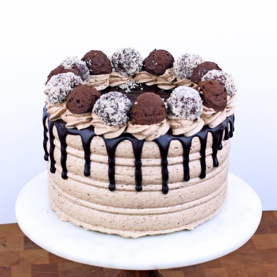 Hazelnut Cake with truffle ganache - Recipe photo by Wink L Bean