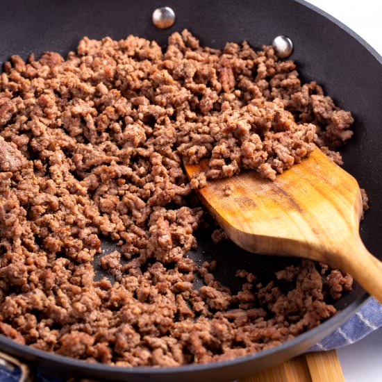How To Brown Ground Beef - Recipe photo by AllThingsMamma