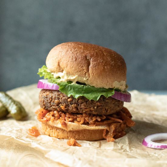 Easiest Veggie Burgers - Recipe photo by my quiet kitchen